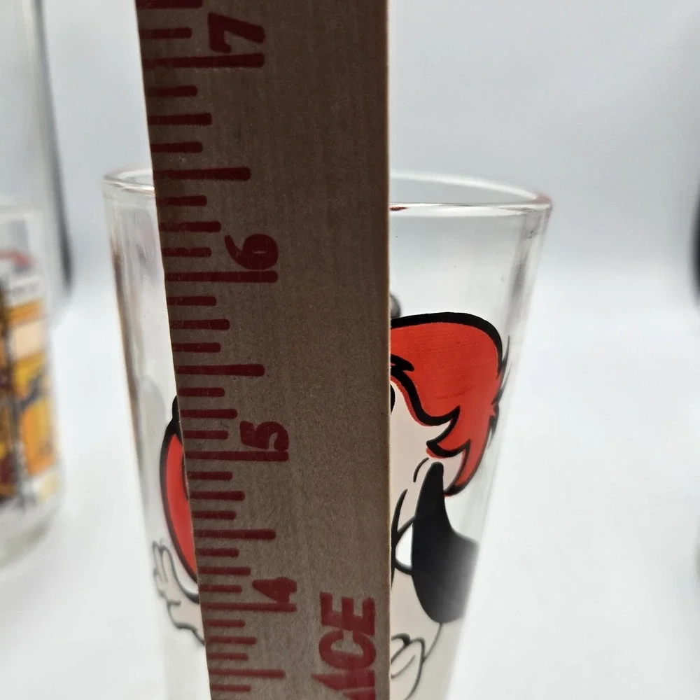 Droopy Pepsi Collector Series 1975 Drinking Clear Glass MGM Inc Vintage